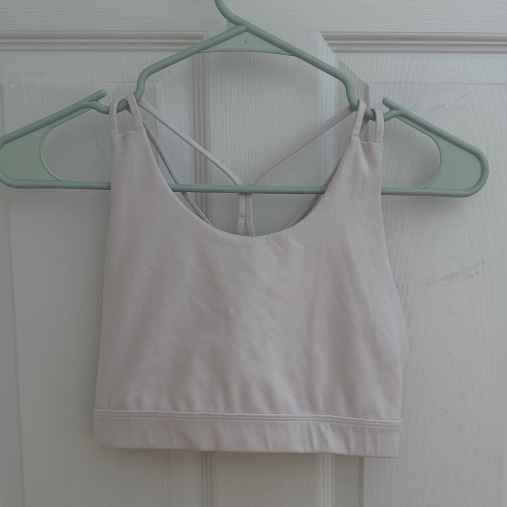 all in motion White Sports Bra